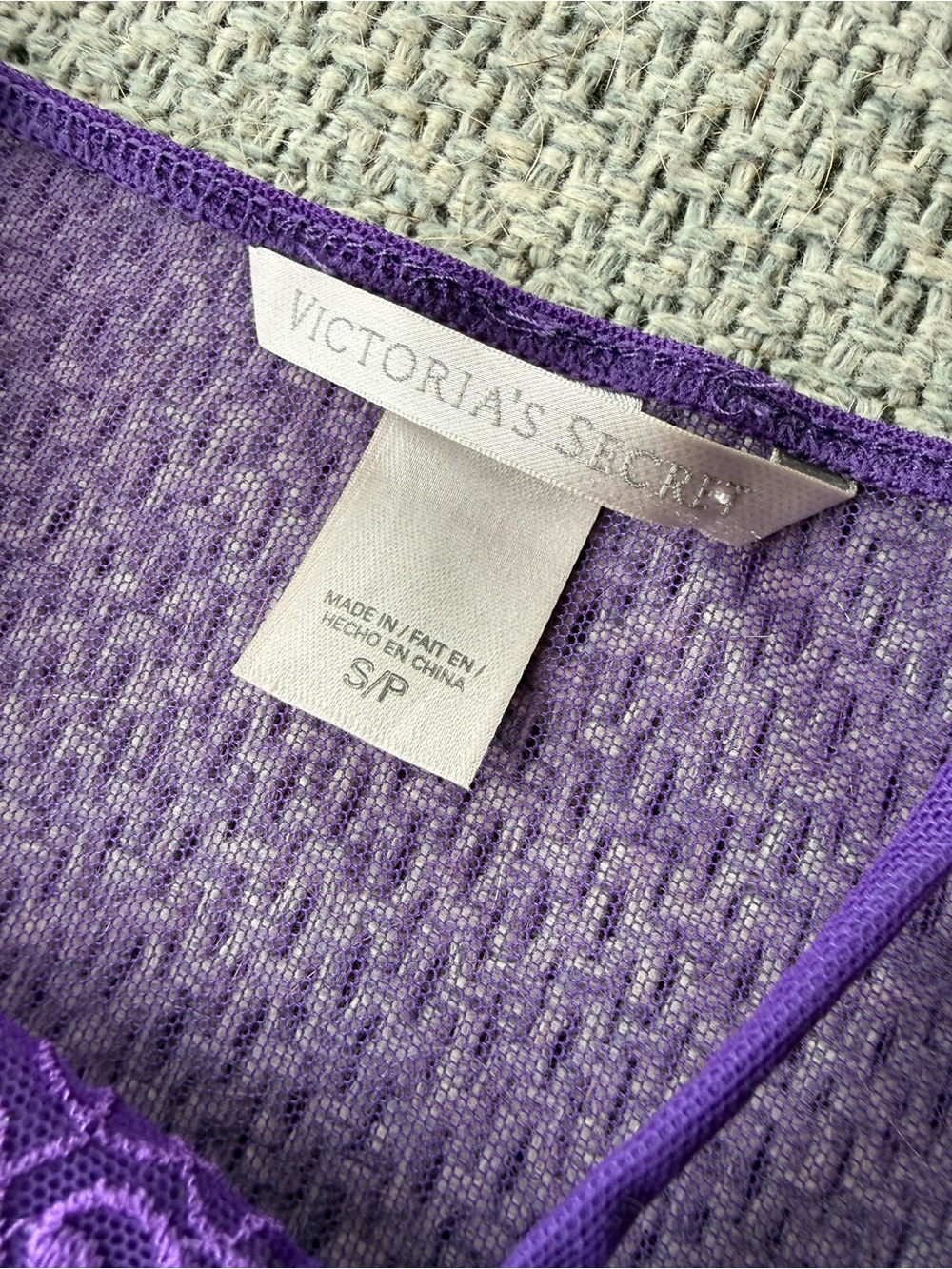 Victoria’s Secret Purple Lace Slip Dress Y2K Size S - Picture 2 of 5
